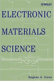 Cover of: Electronic Materials Science