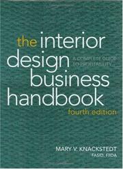 Cover of: The interior design business handbook by Mary V. Knackstedt