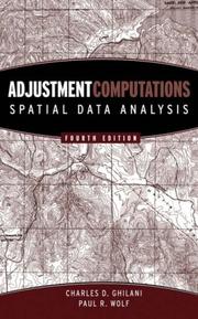 Cover of: Adjustment computations by Charles D. Ghilani