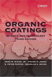 Cover of: Organic Coatings: Science and Technology (Society of Plastics Engineers Monographs)