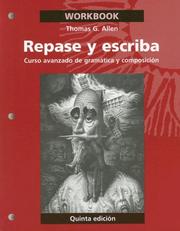 Cover of: Repase y Escriba, Wookbook by Maria Canteli Dominicis, John J. Reynolds