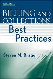 Cover of: Billing and Collections Best Practices | Steven M. Bragg