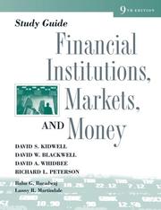 Cover of: Study Guide to accompany Financial Institutions, Markets and Money, 9th Edition