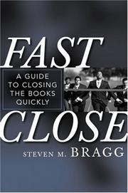 Cover of: Fast Close by Steven M. Bragg