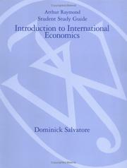 Cover of: Introduction to International Economics, Study Guide