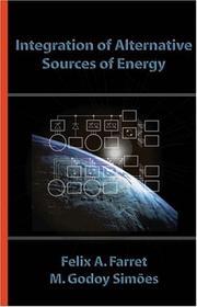 Cover of: Integration of alternative sources of energy