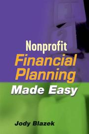 Cover of: Nonprofit Financial Planning Made Easy