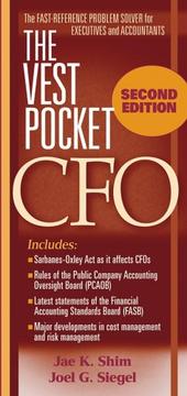 Cover of: The Vest Pocket CFO by Jae K. Shim, Joel G. Siegel