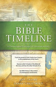 Cover of: The Bible Timeline Chart by Jeff Cavins, Sarah Christmyer