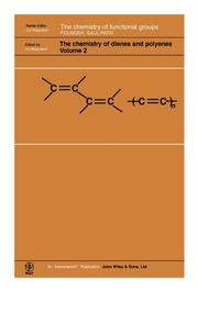 Cover of: The Chemistry of Dienes and Polyenes, Volume 2, The Chemistry of Dienes & Polyenes V 2 by Zvi Rappoport