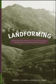 Cover of: Landforming by Horst J. Schor, Donald H. Gray