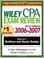 Cover of: Wiley CPA Examination Review 2006-2007, Vol. 1
