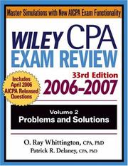 Cover of: Wiley CPA Examination Review 2006-2007, Vol. 2 | Patrick R. Delaney