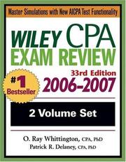 Cover of: Wiley CPA Examination Review 2006-2007, 33rd Edition (2 Volume Set)