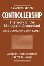 Cover of: Controllership by Janice M. Roehl-Anderson, Steven M. Bragg