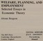 Cover of: Welfare, planning, and employment