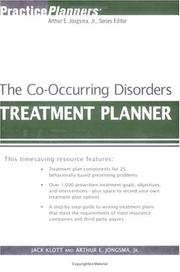 Cover of: The co-occurring disorders treatment planner