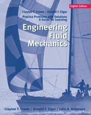 Cover of: Engineering Fluid Mechanics, Student Solutions Manual