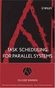 Cover of: Task Scheduling for Parallel Systems