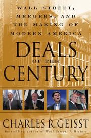 Cover of: Deals of the Century: Wall Street, Mergers, and the Making of Modern America