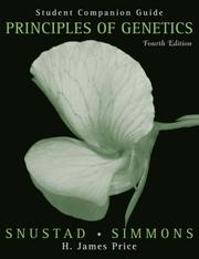 Cover of: Principles of Genetics, Student Companion Guide