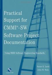 Cover of: Practical Support for CMMI-SW Software Project Documentation Using IEEE Software Engineering Standards