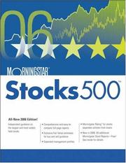 Cover of: Morningstar Stocks 500: 2006 (Morningstar Stocks 500)