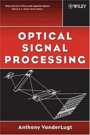 Cover of: Optical Signal Processing