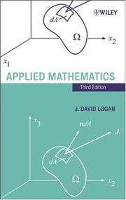 Applied mathematics by J. David Logan