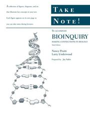 Cover of: BioInquiry, Take Note! | Nancy L. Pruitt