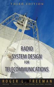 Cover of: Radio System Design for Telecommunication by Roger L. Freeman