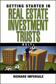 Cover of: Getting Started in Real Estate Investment Trusts (Getting Started In.....)