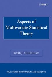 Cover of: Aspects of Multivariate Statistical Theory by Robb J. Muirhead