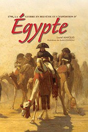 Cover of: Bonaparte Et La Campagne D'Egypte
