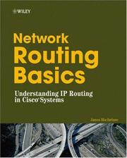 Cover of: Network routing basics by Macfarlane, James