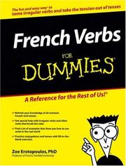 Cover of: French Verbs For Dummies