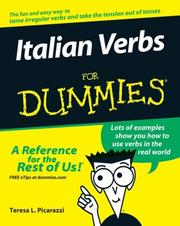 Cover of: Italian Verbs For Dummies (For Dummies (Language & Literature)) by Teresa L. Picarazzi