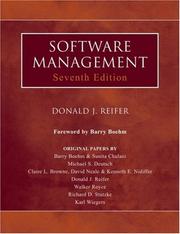 Cover of: Software Management (Practitioners) by Donald J. Reifer