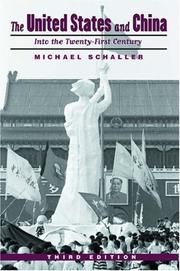Cover of The United States and China