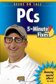 Cover of: Geeks on call PCs: 5-minute fixes