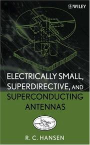 Cover of: Electrically Small, Superdirective, and Superconducting Antennas