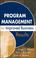 Cover of: Program Management for Improved Business Results