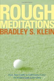 Cover of: Rough meditations by Bradley S. Klein