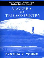 Cover of: Algebra and Trigonometry, Student Solutions Manual