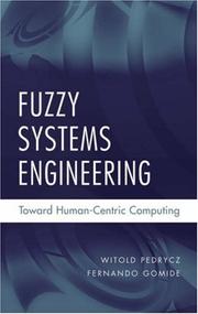 Cover of: Fuzzy Systems Engineering by Witold Pedrycz, Fernando Gomide