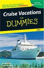 Cover of: Cruise Vacations For Dummies 2007 (Dummies Travel) by Heidi Sarna, Matt Hannafin