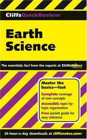 Cover of: CliffsQuickReview Earth Science (Cliffsquickreview) by Scott Ryan