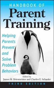 Cover of: Handbook of Parent Training by 