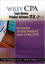 Cover of: Wiley CPA Examination Review Practice Software 12.0 BEC by Patrick R. Delaney