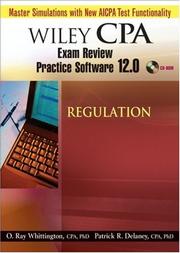 Cover of: Wiley CPA Examination Review Practice Software 12.0 Regulation